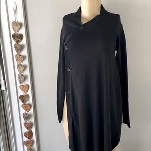 BCBG Merino asymmetric cardigan